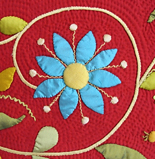 Indian Whimsy quilt detail image 3